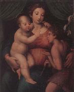 The Madonna and child with the infant saint john the baptist